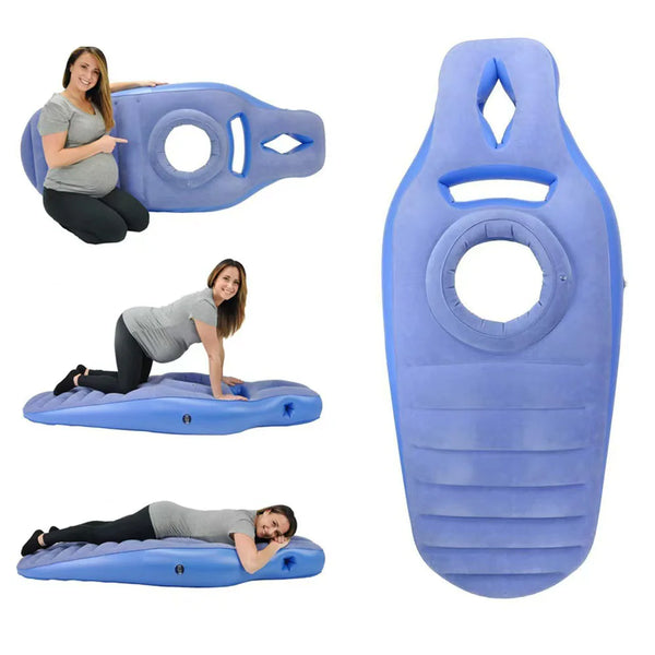 Benjee Inflatable Pregnancy Pillow blue