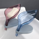 Leaf Shape Bathroom Soap Holder Case